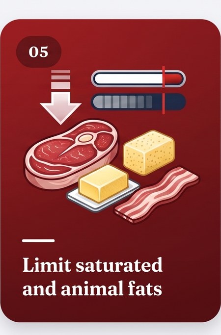 05 — Limit saturated and animal fats